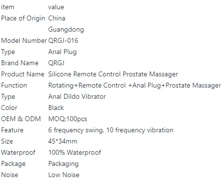 360 Remote Control Rotating Plugue Anal Vibrador Dildo Silicone Prostate Massager Anal Butt Plug Dilator Sex Toys For Women Men