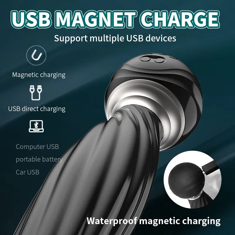 360 Remote Control Rotating Plugue Anal Vibrador Dildo Silicone Prostate Massager Anal Butt Plug Dilator Sex Toys For Women Men