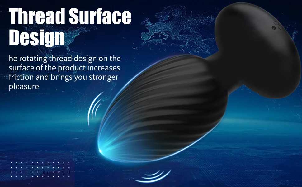 360 Remote Control Rotating Plugue Anal Vibrador Dildo Silicone Prostate Massager Anal Butt Plug Dilator Sex Toys For Women Men