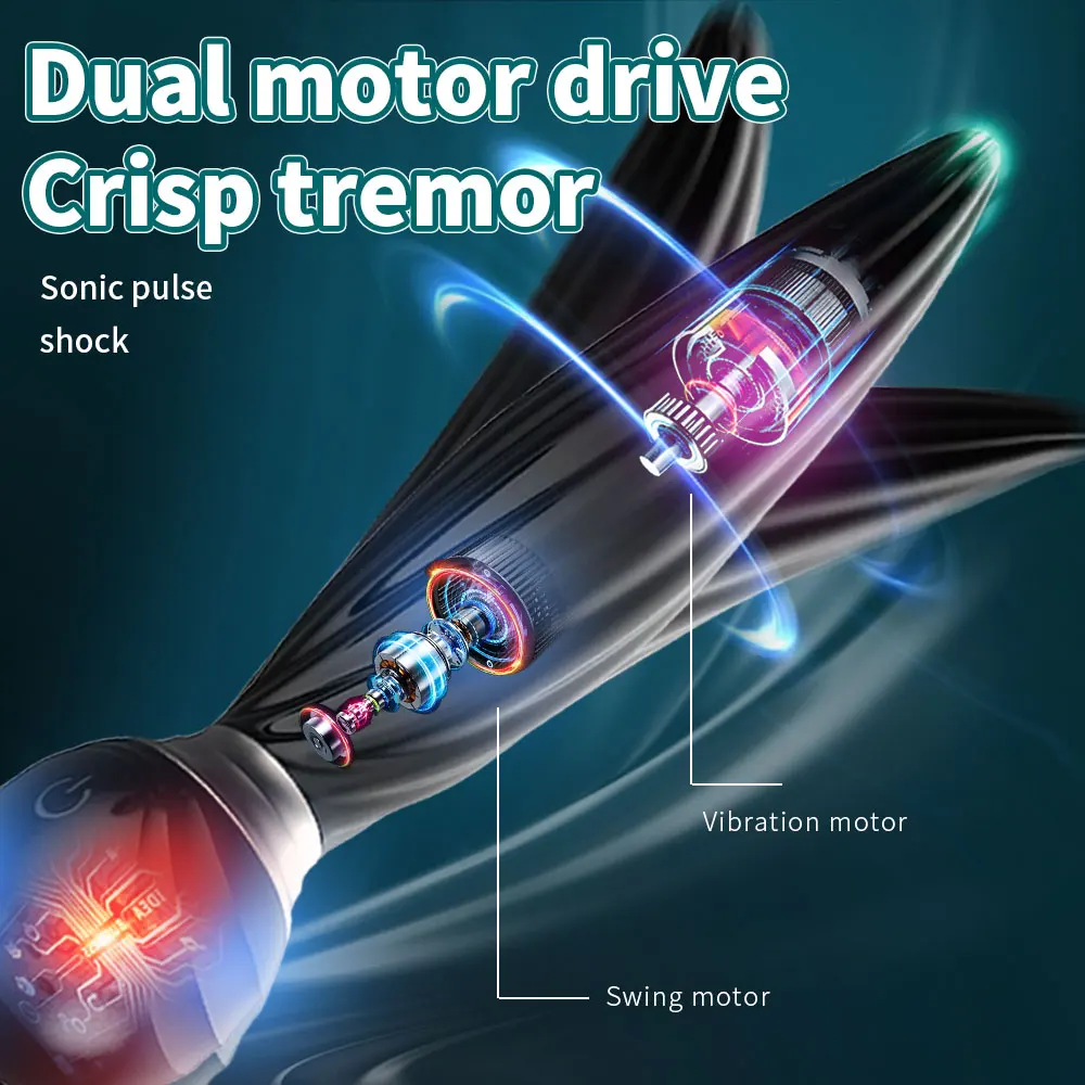 360 Remote Control Rotating Plugue Anal Vibrador Dildo Silicone Prostate Massager Anal Butt Plug Dilator Sex Toys For Women Men