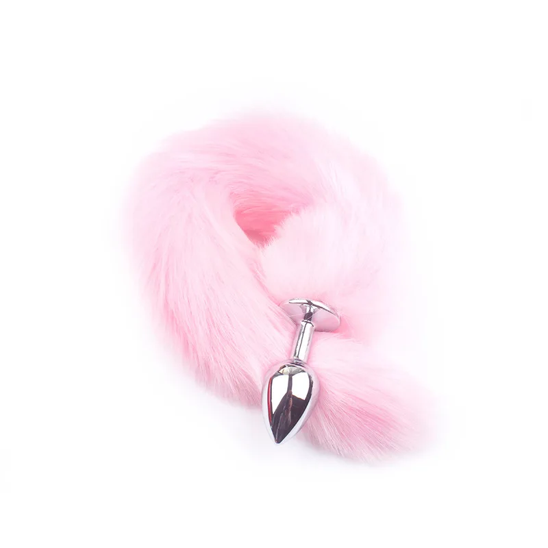 Small 1.8/2.2cm Fox Tail Sex Toys Anal Plug Role-playing Adult Game Couple Training Rabbit Tail Butt Plug Anal Toys for Couple