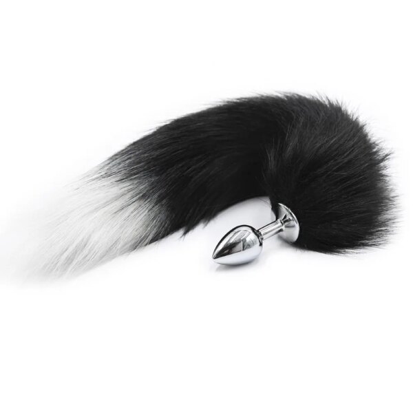 small 1 8 2 2cm fox tail sex toys anal plug role playing adult game couple training rabbit tail butt plug anal toys for couple