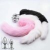 small 1 8 2 2cm fox tail sex toys anal plug role playing adult game couple training rabbit tail butt plug anal toys for couple