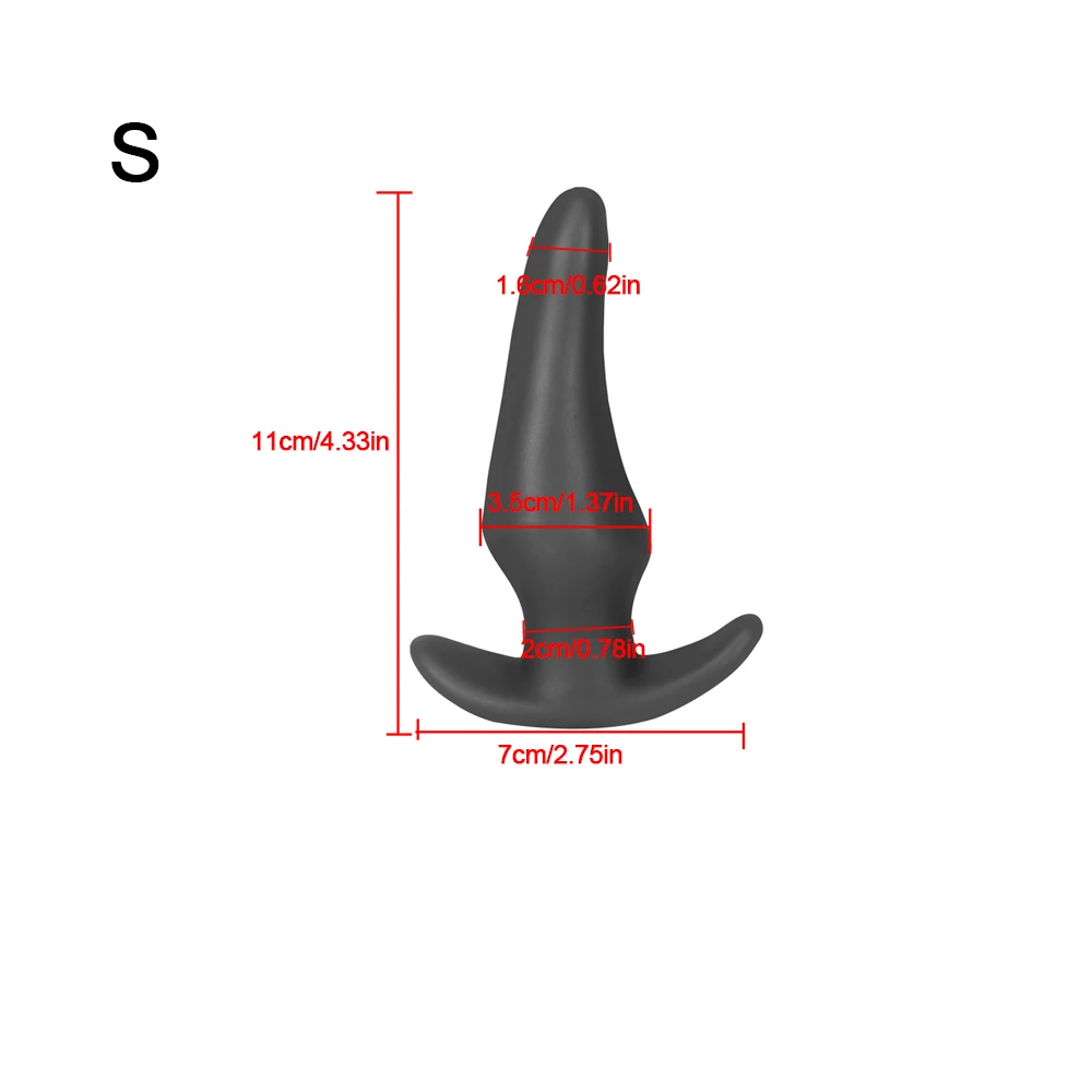 Soft Anal Plugs Liquid Silicone 35-78mm Buttplug Gay Men Prostate Massage Butt Plug Anal Dilation Training Comfortable To Wear