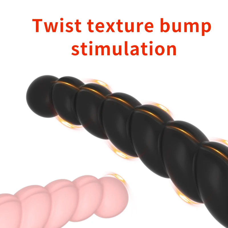 Silicone Anal Plug Dildos with Suction Cup Stimulate Vagina and Anus Big Butt Plug Soft Anal Dilator Sex Toys for Women and Men