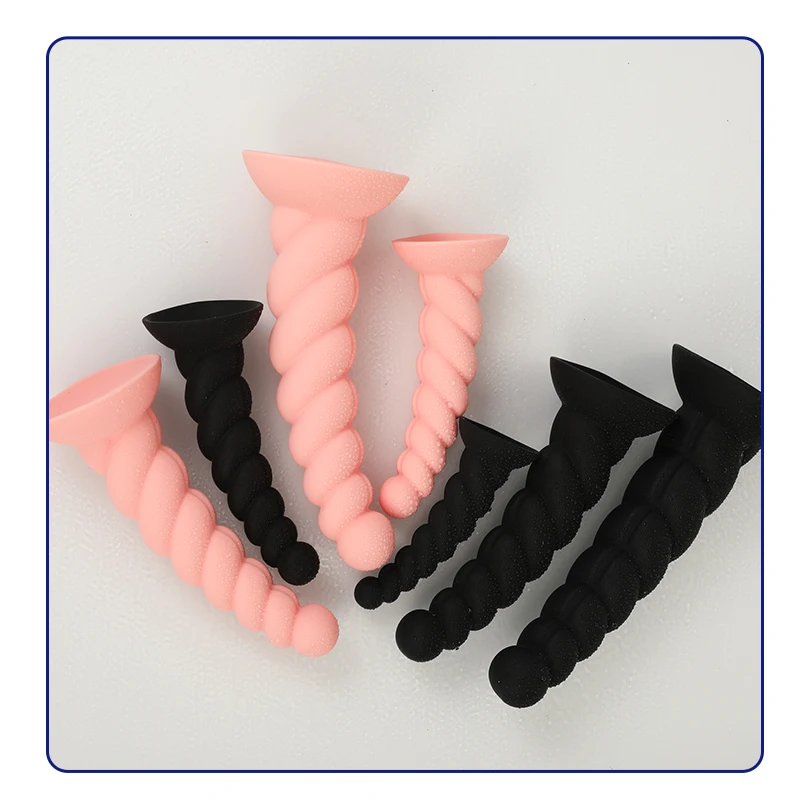 Silicone Anal Plug Dildos with Suction Cup Stimulate Vagina and Anus Big Butt Plug Soft Anal Dilator Sex Toys for Women and Men