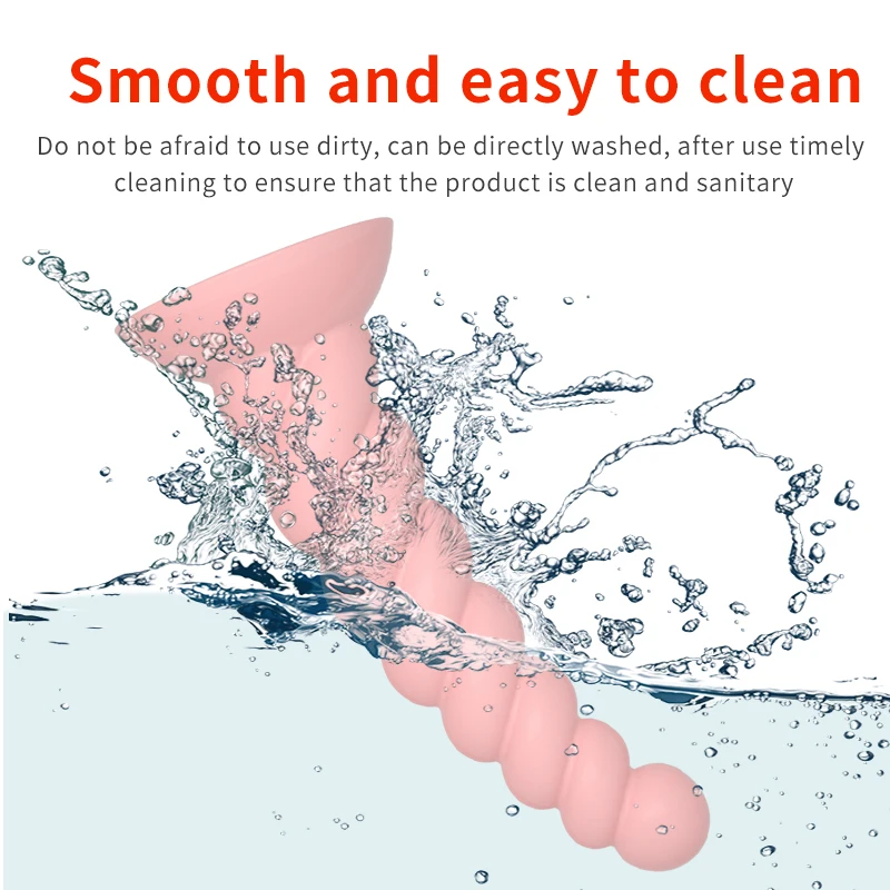 Silicone Anal Plug Dildos with Suction Cup Stimulate Vagina and Anus Big Butt Plug Soft Anal Dilator Sex Toys for Women and Men
