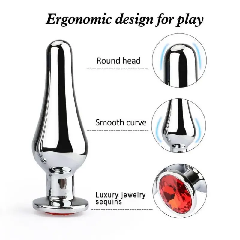 Metal Steel Anal Plug Sex Toys for Gay Man Annal Extreme Deep Buttplug Sexy Tooys Woman Butt Dilator Analplug Adults Goods Shop Metal Steel Anal Plug Sex Toys for Gay Man Annal Extreme Deep Buttplug Sexy Tooys Woman Butt Dilator Analplug Adults Goods Shop
