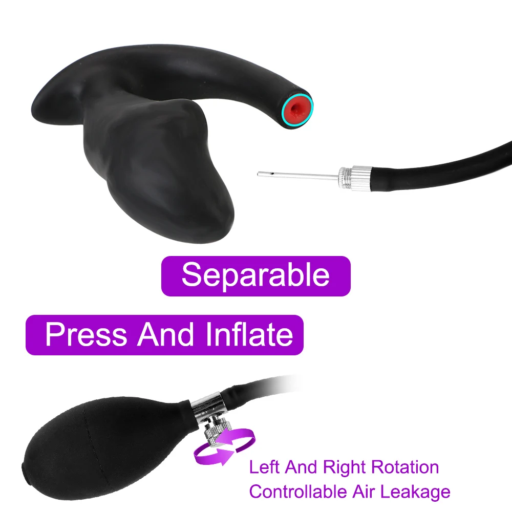 Expandable Dildo Pump Butt Plug Butt Dilator Inflatable Anal Plug Adult Products Prostate Massager Sex Toys for Women Expandable Dildo Pump Butt Plug Butt Dilator Inflatable Anal Plug Adult Products Prostate Massager Sex Toys for Women