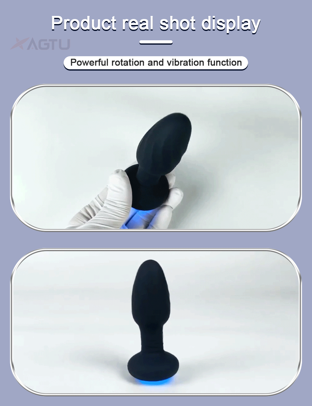 360° Rotation Vibrating LED Butt Plug for Men Wiggle Prostate Massager Gay APP Anal Vibrator Anal Plug Sex Toy for Couples 360° Rotation Vibrating LED Butt Plug for Men Wiggle Prostate Massager Gay APP Anal Vibrator Anal Plug Sex Toy for Couples