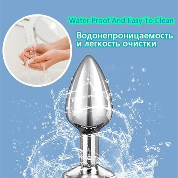 sexy fox anal plug tail anal toys for women adult sex product men butt plug stainles steel anal plug cosplay sex toys for couple 2