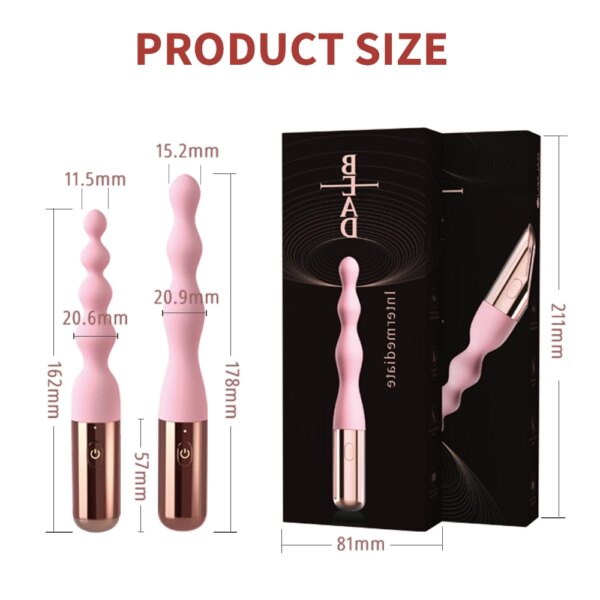 10 Speeds Anal Vibrator for Women Anal Beads Prostate Massage Butt Plug G-spot Clitoris Stimulator Masturbators Sex Toys For Men