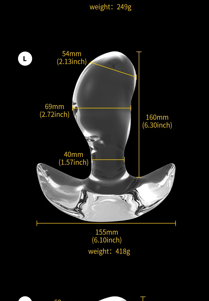 Huge Wearable Anal Plug Sex Toys Large Butt Plug Prostate Massage G-Spot Stimulation Anal Dilator For Women Men Adult 18+