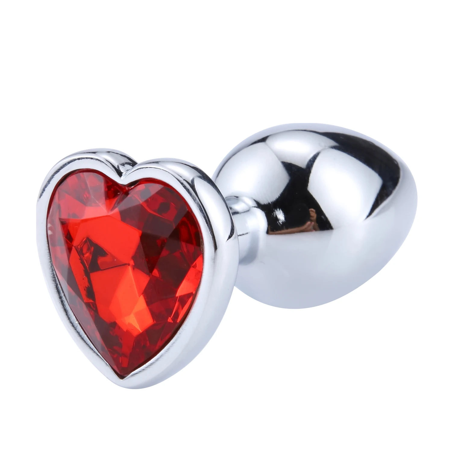 Heart-Shaped Anal Plug Sex Toys For Women Crystal Butt Plug Male Adult Toys Stainless Steel Prostate Massage Female Masturbation