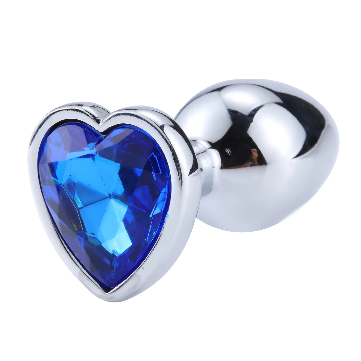 Heart-Shaped Anal Plug Sex Toys For Women Crystal Butt Plug Male Adult Toys Stainless Steel Prostate Massage Female Masturbation