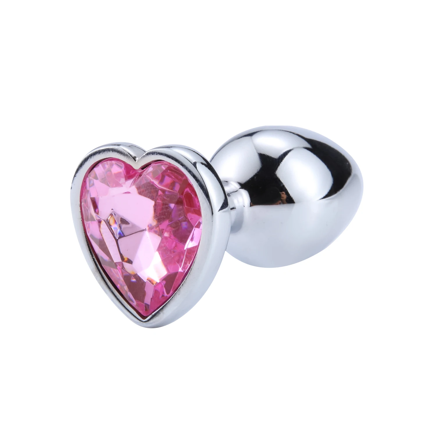 Heart-Shaped Anal Plug Sex Toys For Women Crystal Butt Plug Male Adult Toys Stainless Steel Prostate Massage Female Masturbation