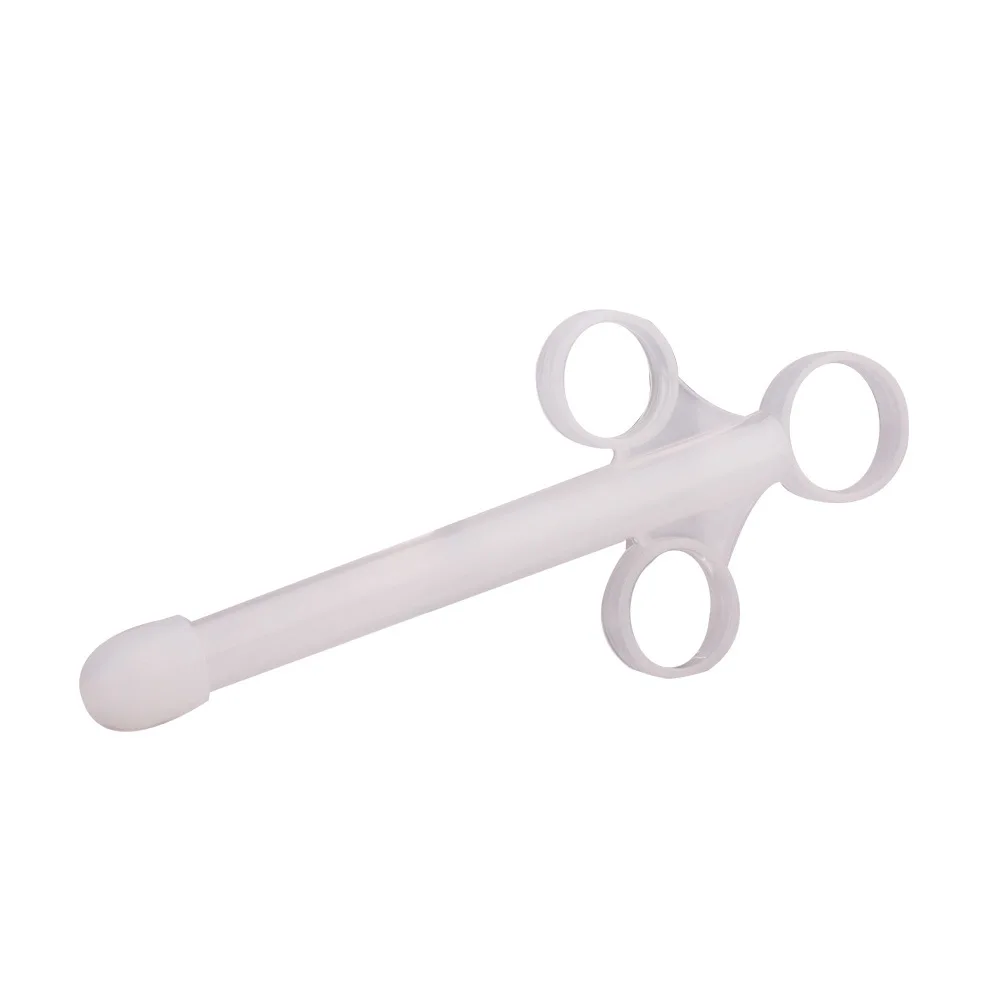 10ML Oil Launcher Syringe Lubricant Injector Sex Toys For Couples Anal Vagina Clean Tools Enema Inject Lubricant