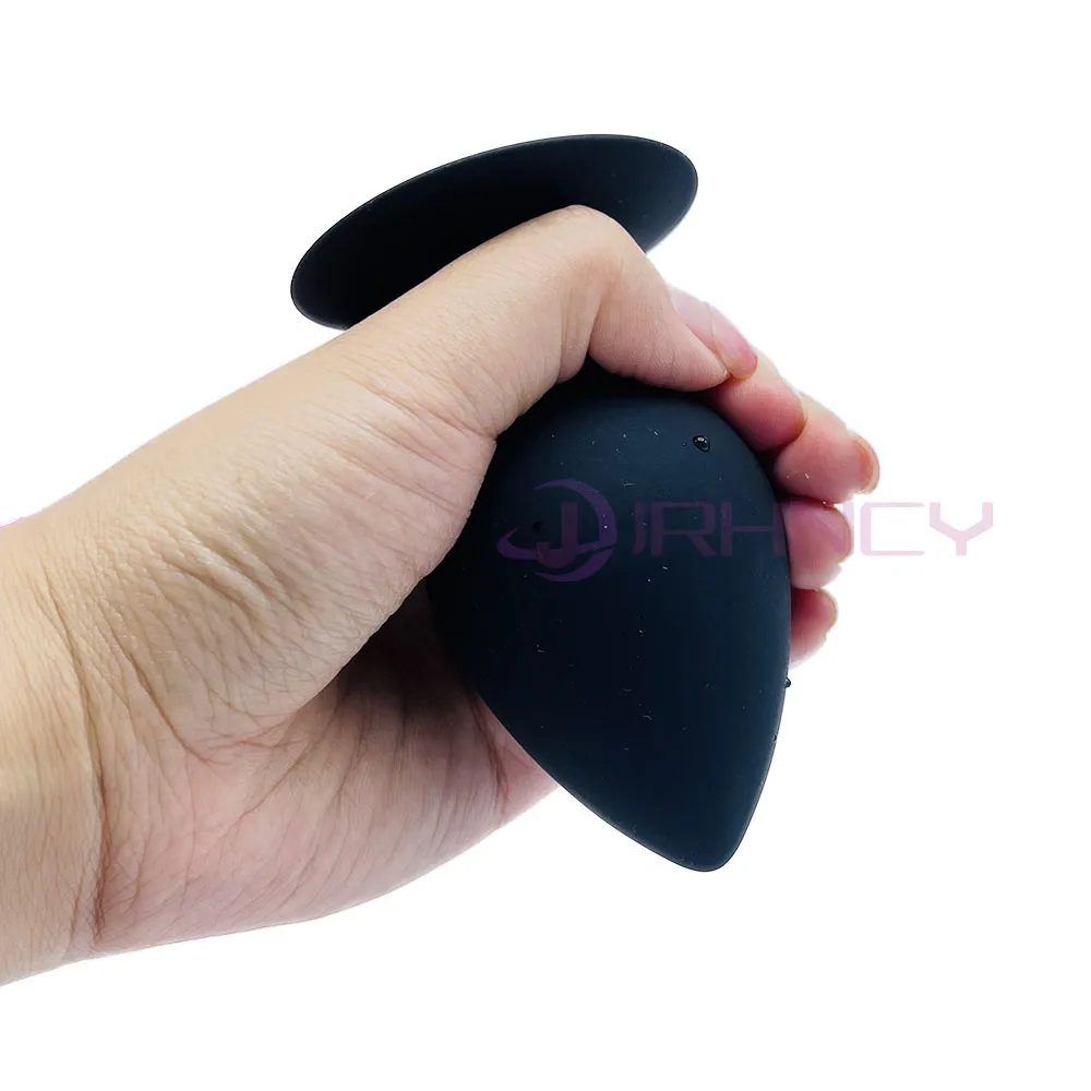 42-70mm Plug Anal Dilation Butt Plug For Men Prostate Massage Hard Silicone Anal Plug With Suction Cup Anal Sex Toys