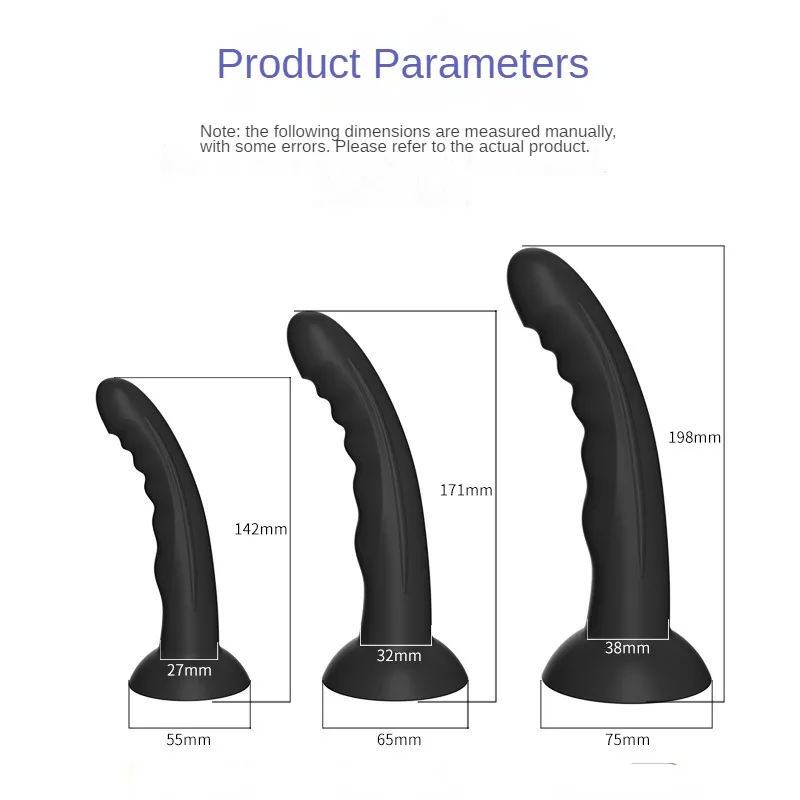 3 Sizes Prostate Massage Anal Plug Sex Toys for Man Butt Plug Men Suction Cup Dildo Anal Toys for Woman Gay Adults