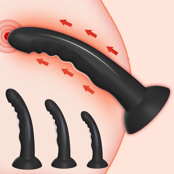 3 Sizes Prostate Massage Anal Plug Sex Toys for Man Butt Plug Men Suction Cup Dildo Anal Toys for Woman Gay Adults