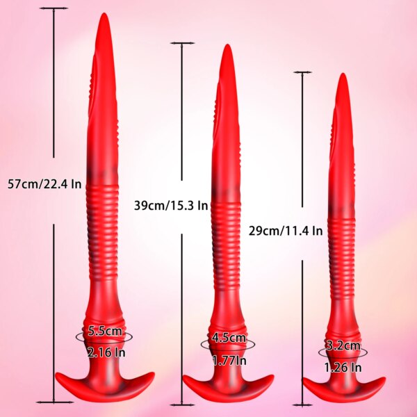 Super Long Butt Plug Silicone Buttplug Anal Dildo Female Masturbators Anal Vagina Masturbation Adult Sex Toys for Woman Man Gay