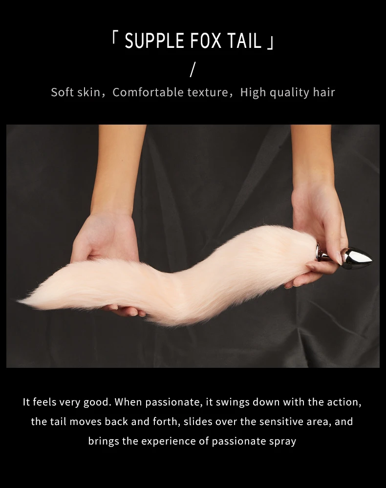 Sex Toys for Woman Cosplay Fox Mask Tail Anal Plug Metal Anus Butt Plug Mask Half Cat Mask Party Sexy Adult Mask Game Masks BDSM