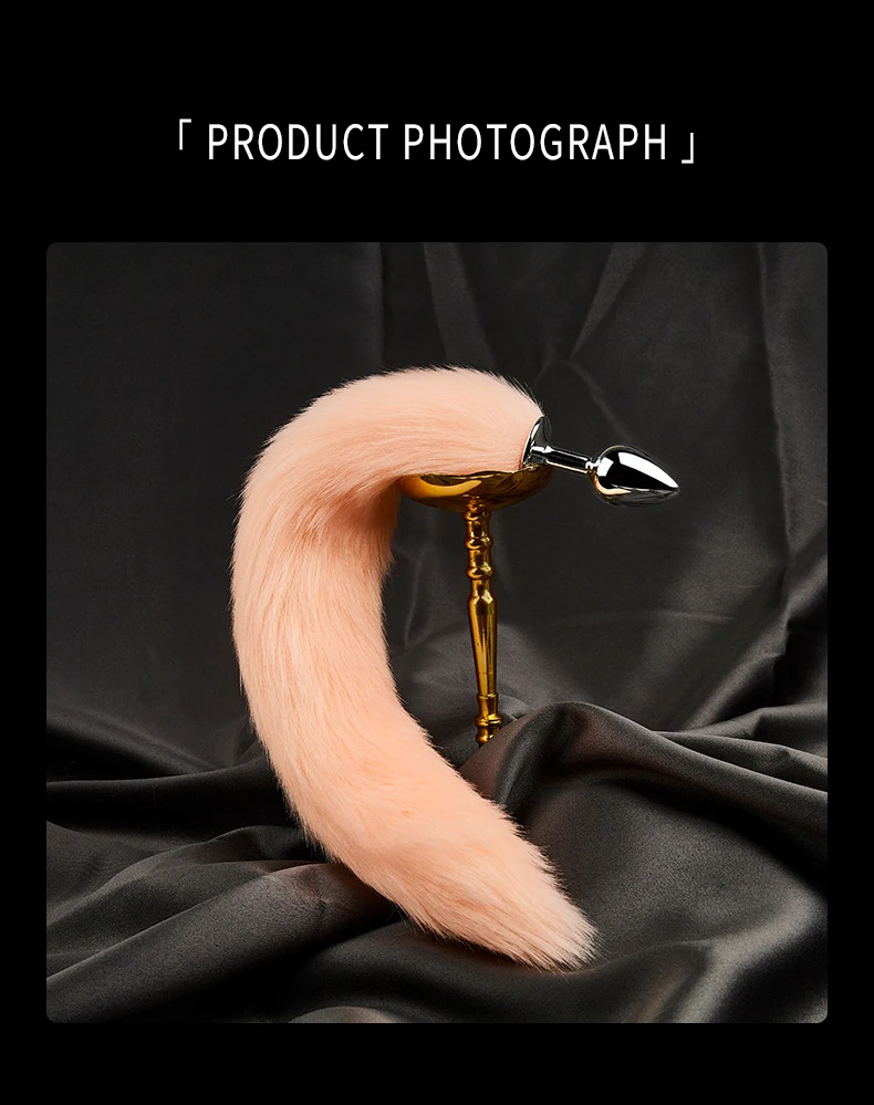 Sex Toys for Woman Cosplay Fox Mask Tail Anal Plug Metal Anus Butt Plug Mask Half Cat Mask Party Sexy Adult Mask Game Masks BDSM