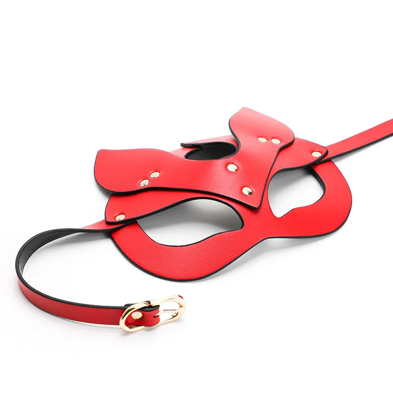 Sex Toys for Woman Cosplay Fox Mask Tail Anal Plug Metal Anus Butt Plug Mask Half Cat Mask Party Sexy Adult Mask Game Masks BDSM
