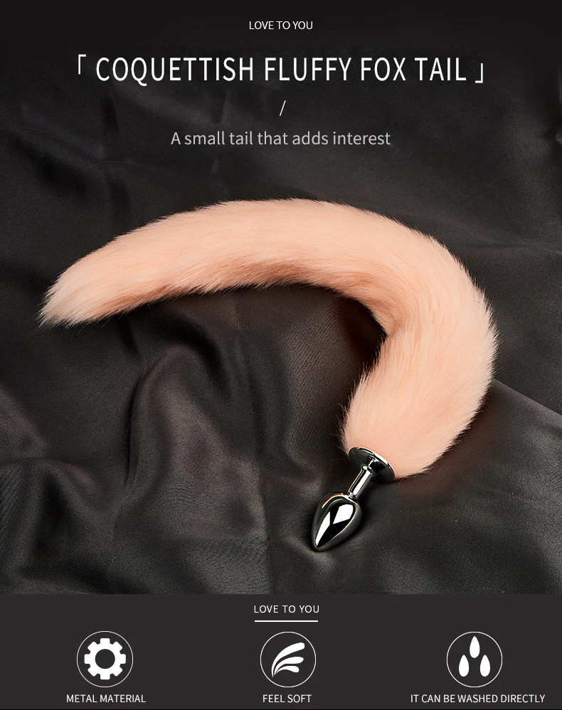 Sex Toys for Woman Cosplay Fox Mask Tail Anal Plug Metal Anus Butt Plug Mask Half Cat Mask Party Sexy Adult Mask Game Masks BDSM