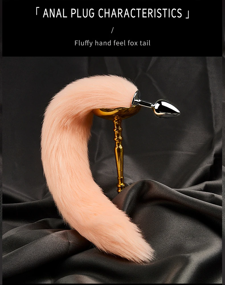 Sex Toys for Woman Cosplay Fox Mask Tail Anal Plug Metal Anus Butt Plug Mask Half Cat Mask Party Sexy Adult Mask Game Masks BDSM