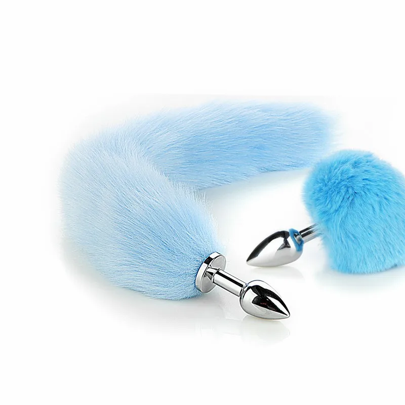 Exotic Anue Plug Toys with Separable Fox Tail Metal Butt Plug for Couple Women Anal Games Rabbit Cosplay Special Accessories