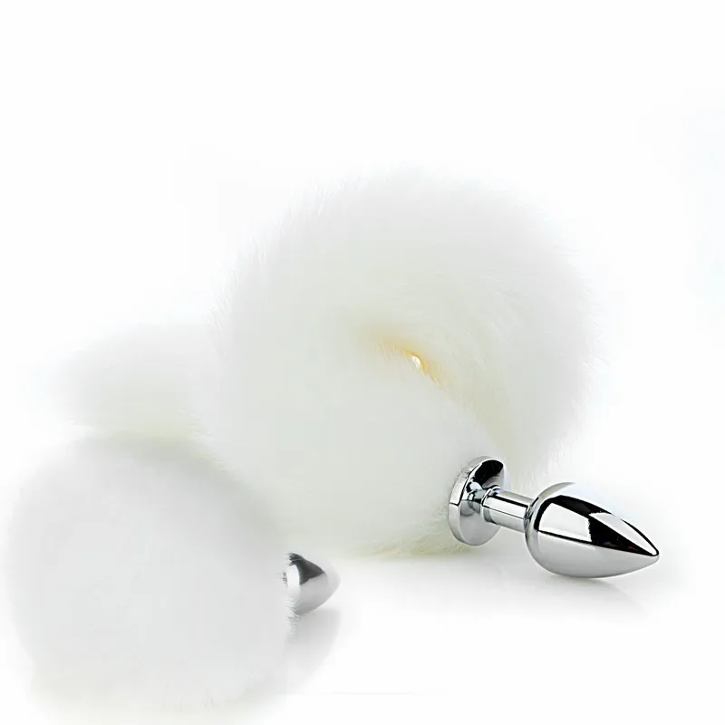 Exotic Anue Plug Toys with Separable Fox Tail Metal Butt Plug for Couple Women Anal Games Rabbit Cosplay Special Accessories