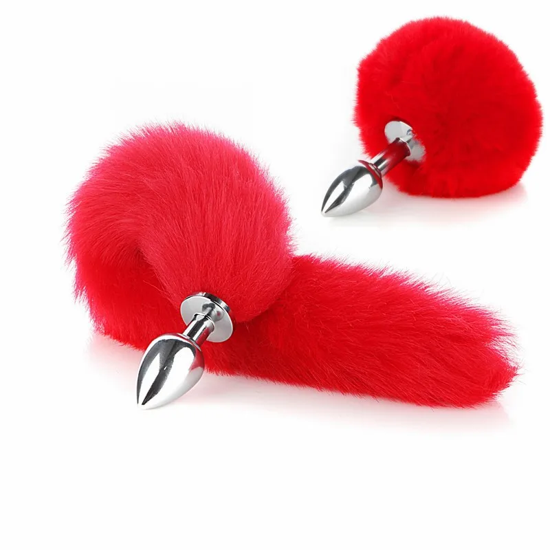 Exotic Anue Plug Toys with Separable Fox Tail Metal Butt Plug for Couple Women Anal Games Rabbit Cosplay Special Accessories