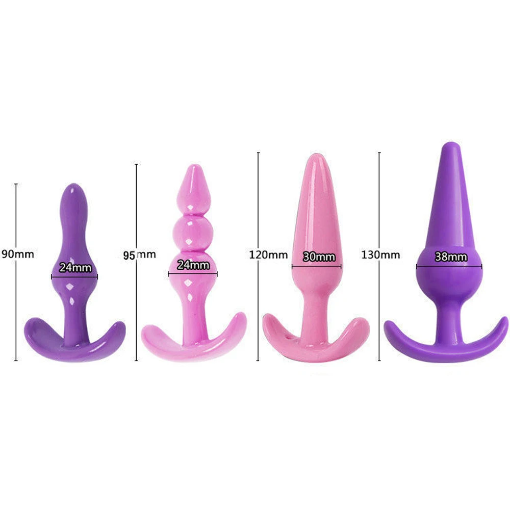 Soft Anal Dildo Butt Plug Prostate Massager Adult Gay Phalluses Anal Plug Beads G-spot Erotic Sex Toys For Men Women Products
