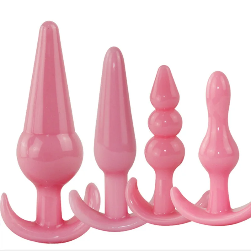 Soft Anal Dildo Butt Plug Prostate Massager Adult Gay Phalluses Anal Plug Beads G-spot Erotic Sex Toys For Men Women Products