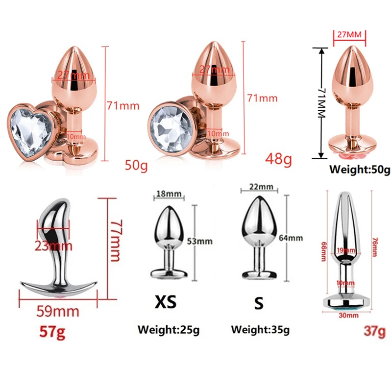 Small Size Metal Anal Beads Butt Plug Mini Rainbow Rose gold Butt Plug Crystal Jewelry Trainer Anal Dildo Masturbation Sex Toy Small Size Metal Anal Beads Butt Plug Mini Rainbow Rose gold Butt Plug Crystal Jewelry Trainer Anal Dildo Masturbation Sex Toy
