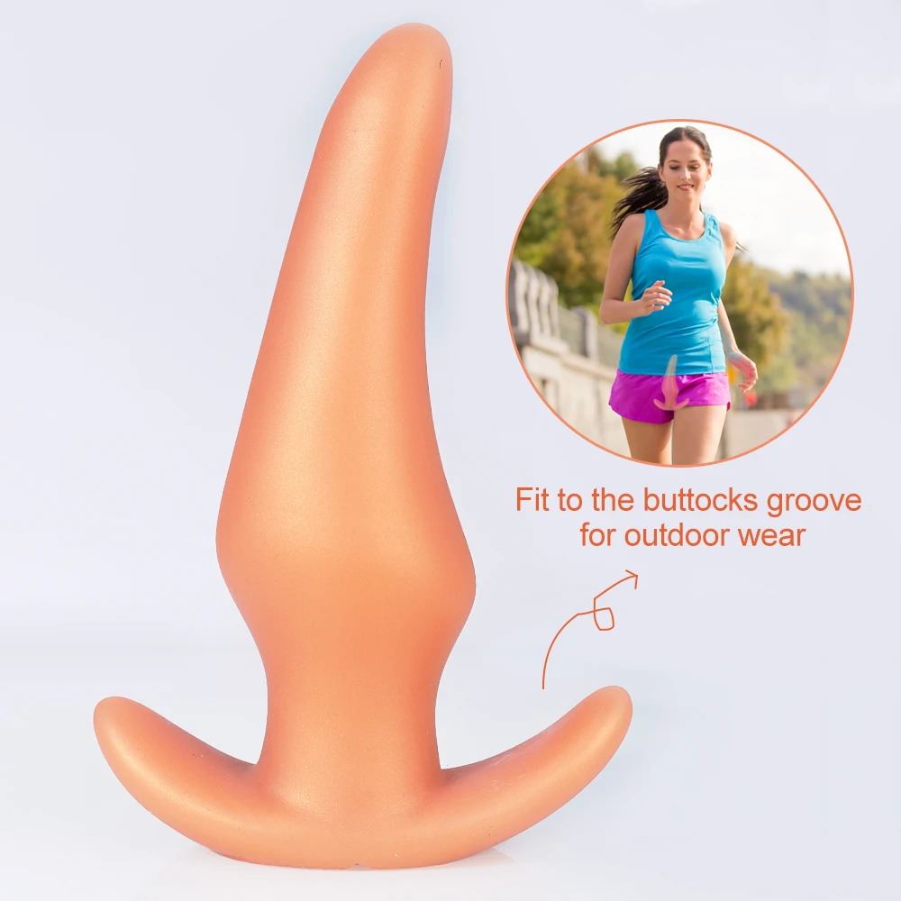 Wearable Anti Drop Soft Anal Plugs Prostate Massage Liquid Silicone Huge Butt Plug Anal Training Comfortable To Wear Butt Plug Wearable Anti Drop Soft Anal Plugs Prostate Massage Liquid Silicone Huge Butt Plug Anal Training Comfortable To Wear Butt Plug