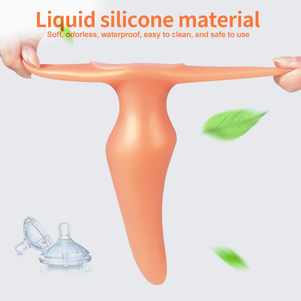 Wearable Anti Drop Soft Anal Plugs Prostate Massage Liquid Silicone Huge Butt Plug Anal Training Comfortable To Wear Butt Plug Wearable Anti Drop Soft Anal Plugs Prostate Massage Liquid Silicone Huge Butt Plug Anal Training Comfortable To Wear Butt Plug