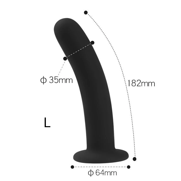 Anal Butt Plug 3 Sizes Anal Plugs Training Simple Dildos with Strong Suction Cup Anal Sex Toys for Beginners to Advanced Users