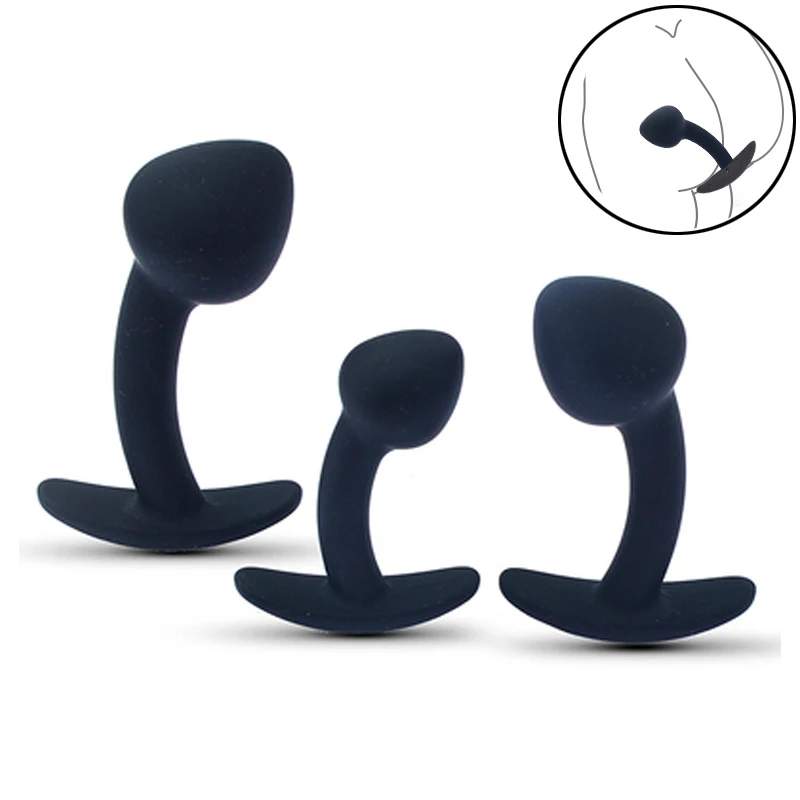 Silicone Mushroom Head Anal Plug Wearable Butt Plug Stimulation Anus Masturbator G Spot Massage Dildo Bdsm Sex Toy for Man Women