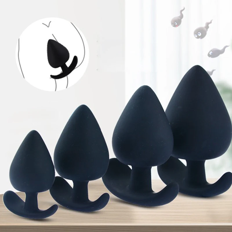 Silicone Mushroom Head Anal Plug Wearable Butt Plug Stimulation Anus Masturbator G Spot Massage Dildo Bdsm Sex Toy for Man Women