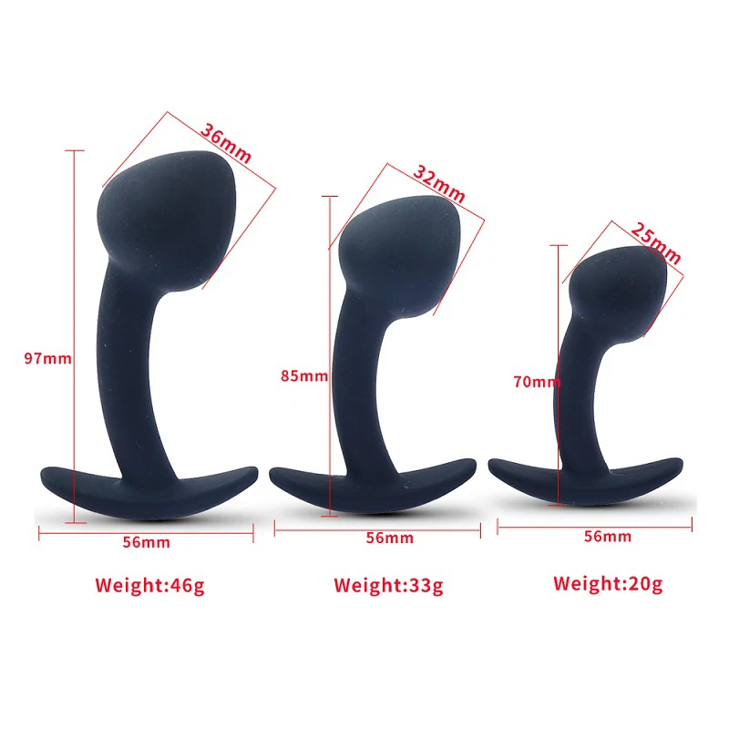 Silicone Mushroom Head Anal Plug Wearable Butt Plug Stimulation Anus Masturbator G Spot Massage Dildo Bdsm Sex Toy for Man Women