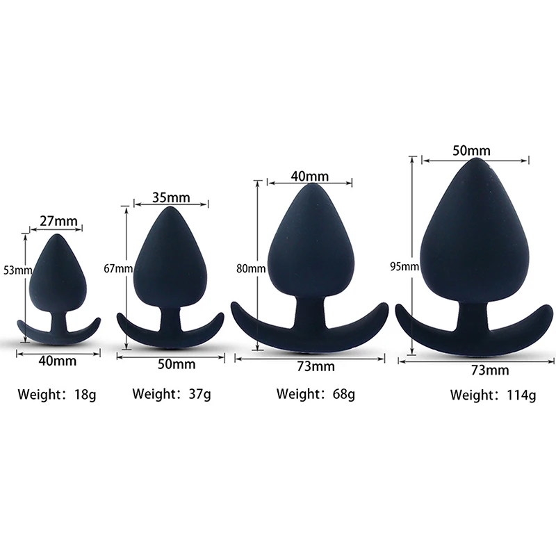 Silicone Mushroom Head Anal Plug Wearable Butt Plug Stimulation Anus Masturbator G Spot Massage Dildo Bdsm Sex Toy for Man Women