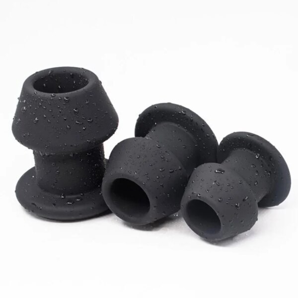 Silicone Hollow Peeped Anal Plug Stopper Anus Speculum Expander Stimulator Butt Dilator Enemator Adults Masturbation Sex Toys