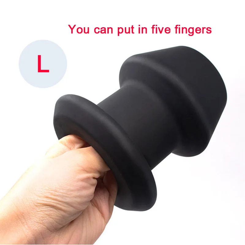 Silicone Hollow Peeped Anal Plug Stopper Anus Speculum Expander Stimulator Butt Dilator Enemator Adults Masturbation Sex Toys