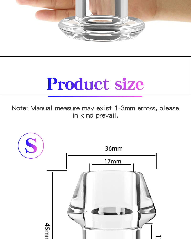 Hollow Anal Plug with Matched Stopper Enema Anal Expander Butt Plug Peep Vagina and Anus Dilation SM Sex Toy Anal Sex Toys Woman Hollow Anal Plug with Matched Stopper Enema Anal Expander Butt Plug Peep Vagina and Anus Dilation SM Sex Toy Anal Sex Toys Woman