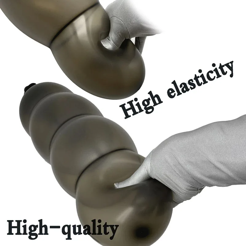 Super Long Inflated Anal Plug Expandable Dildo Big Butt Plug G-spot Prostate Massage Anus Trainner BDSM Sex Toys For Women Men