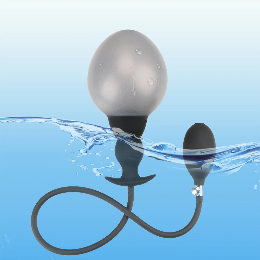 Super Long Inflated Anal Plug Expandable Dildo Big Butt Plug G-spot Prostate Massage Anus Trainner BDSM Sex Toys For Women Men