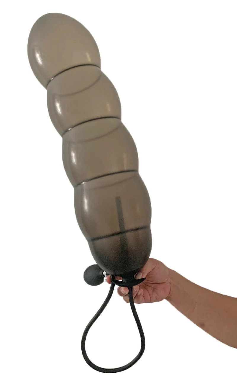 Super Long Inflated Anal Plug Expandable Dildo Big Butt Plug G-spot Prostate Massage Anus Trainner BDSM Sex Toys For Women Men