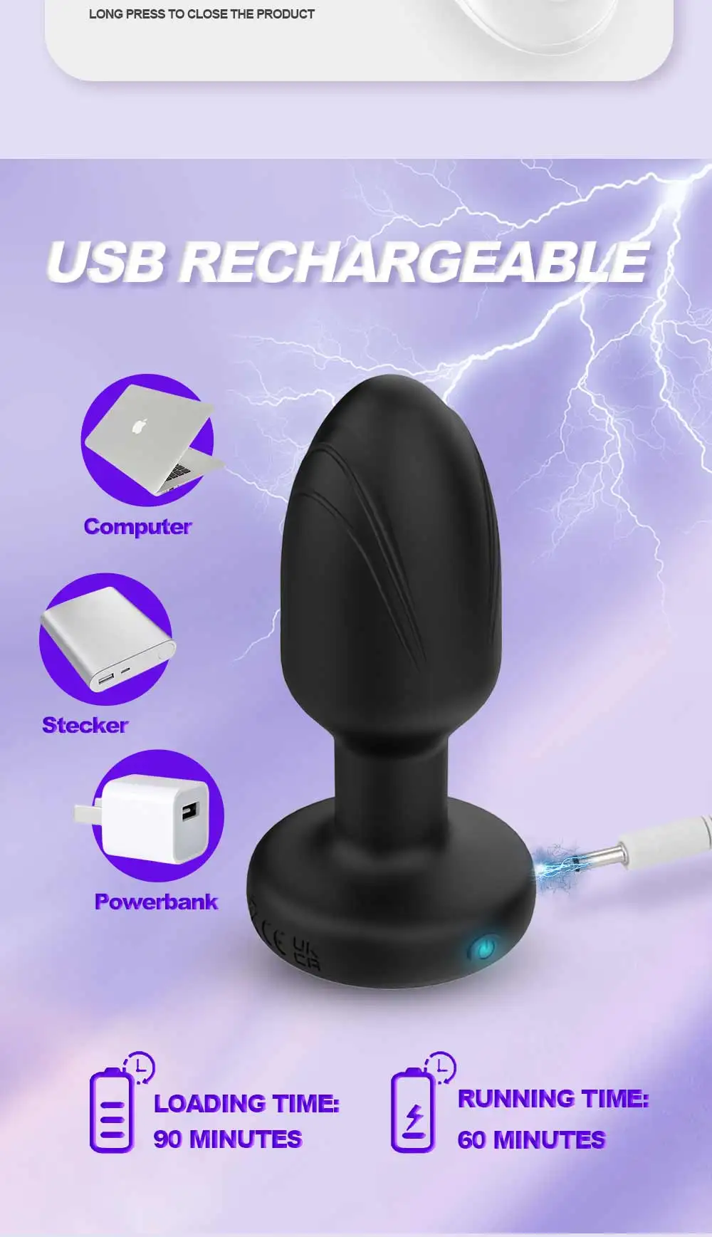 360 Rotation Vibrating Anal Plug Remote Control Butt Plug Vibrator For man 10 Speed Prostate Massager Adult Sex Toys For Couples